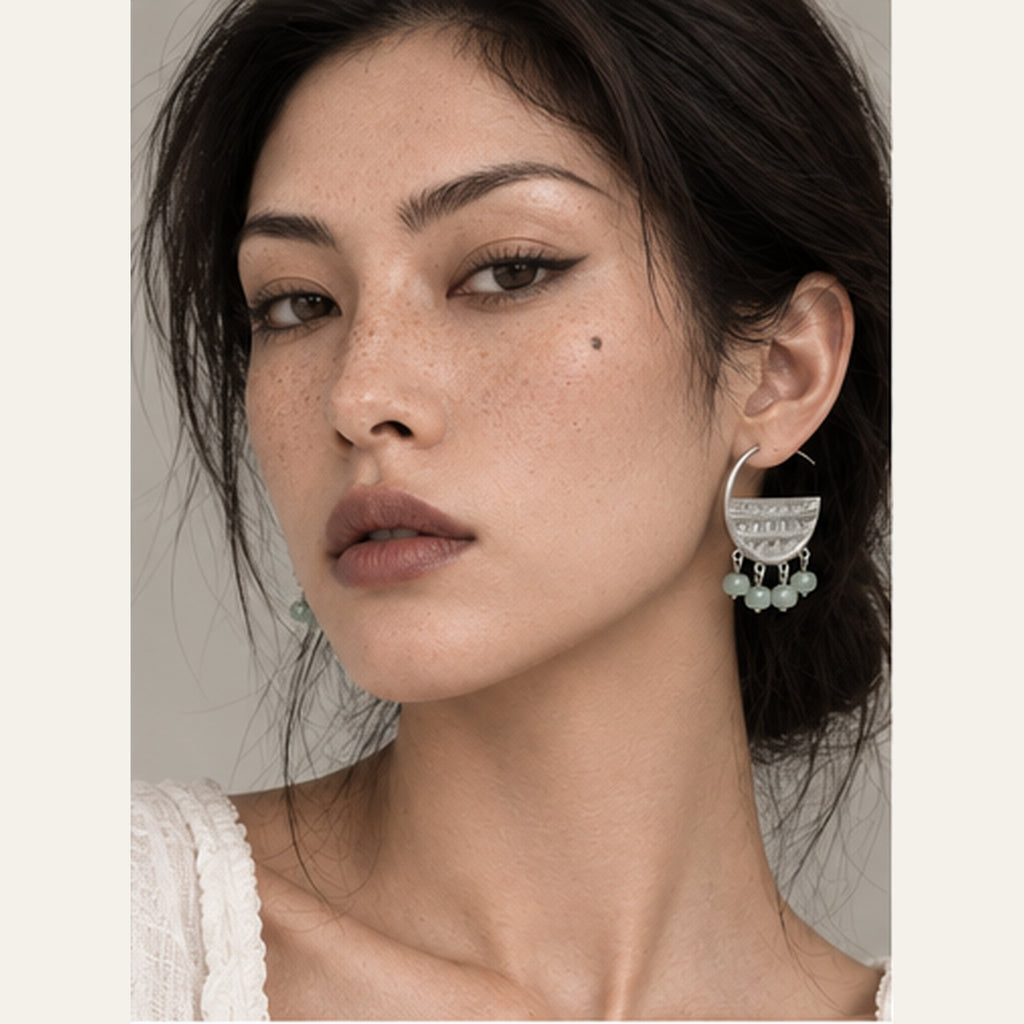 Jade Arch Studs