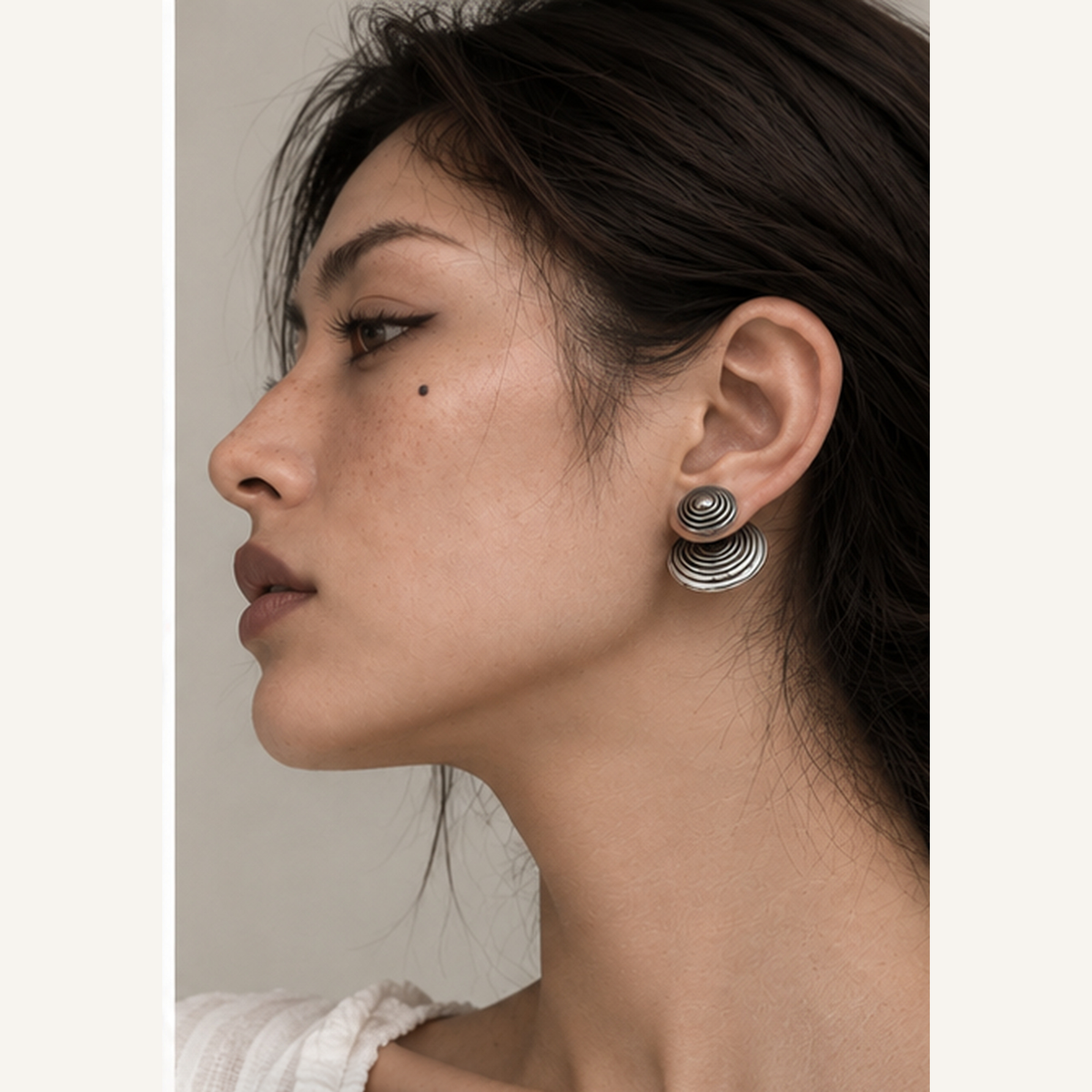 Spiral Disc Studs