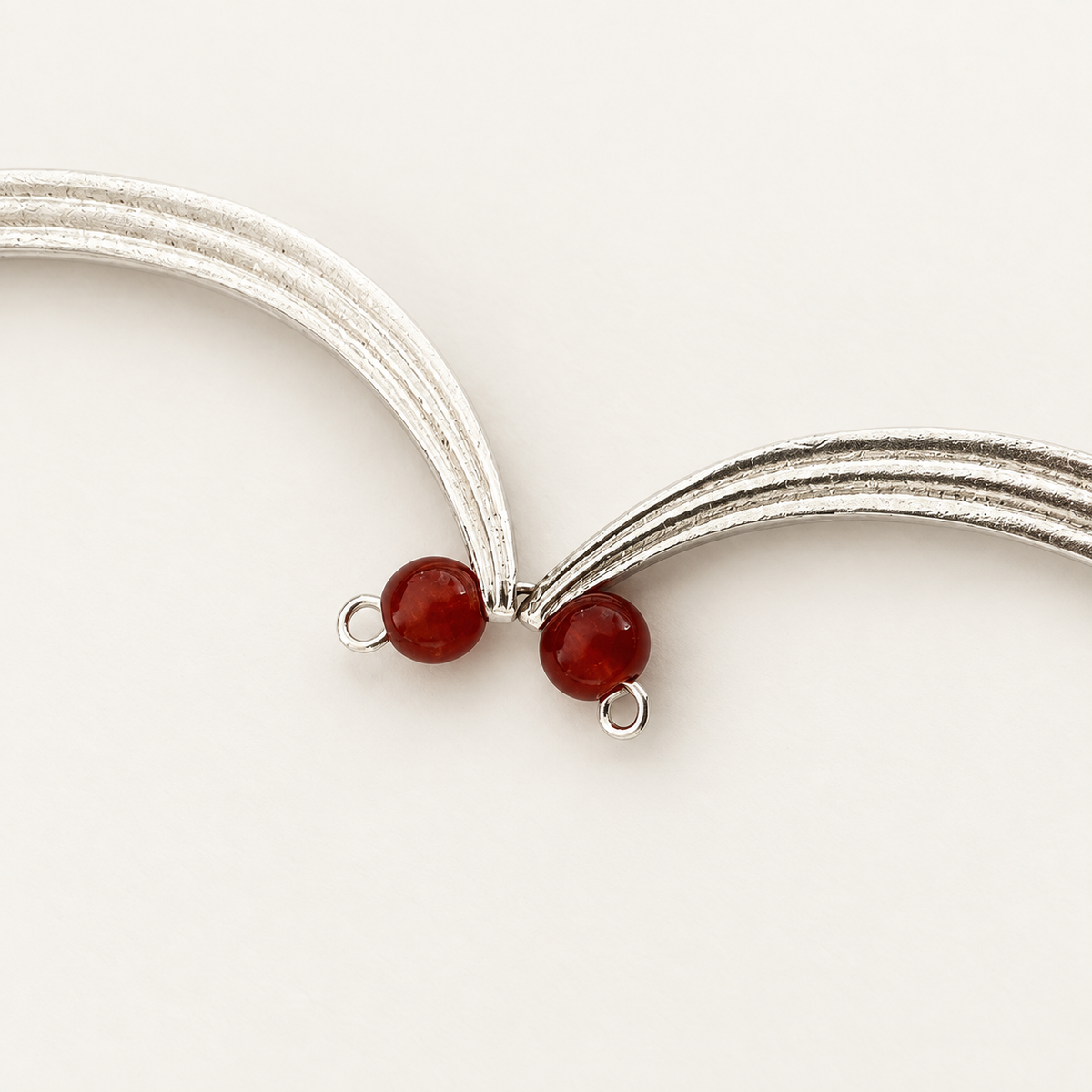 Crimson Arc Necklace