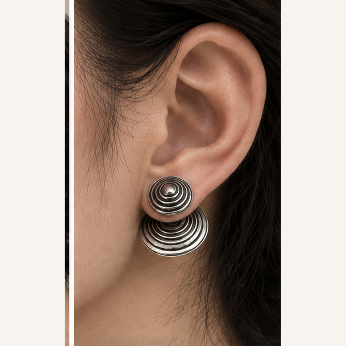 Spiral Disc Studs