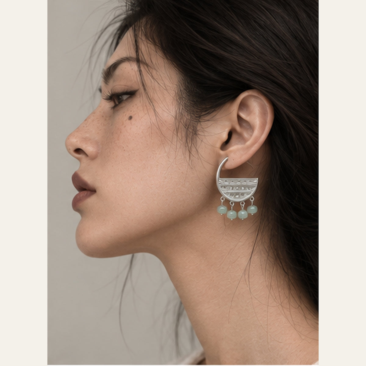 Jade Arch Studs