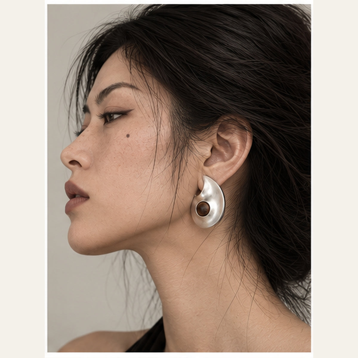 Luna Stone Studs