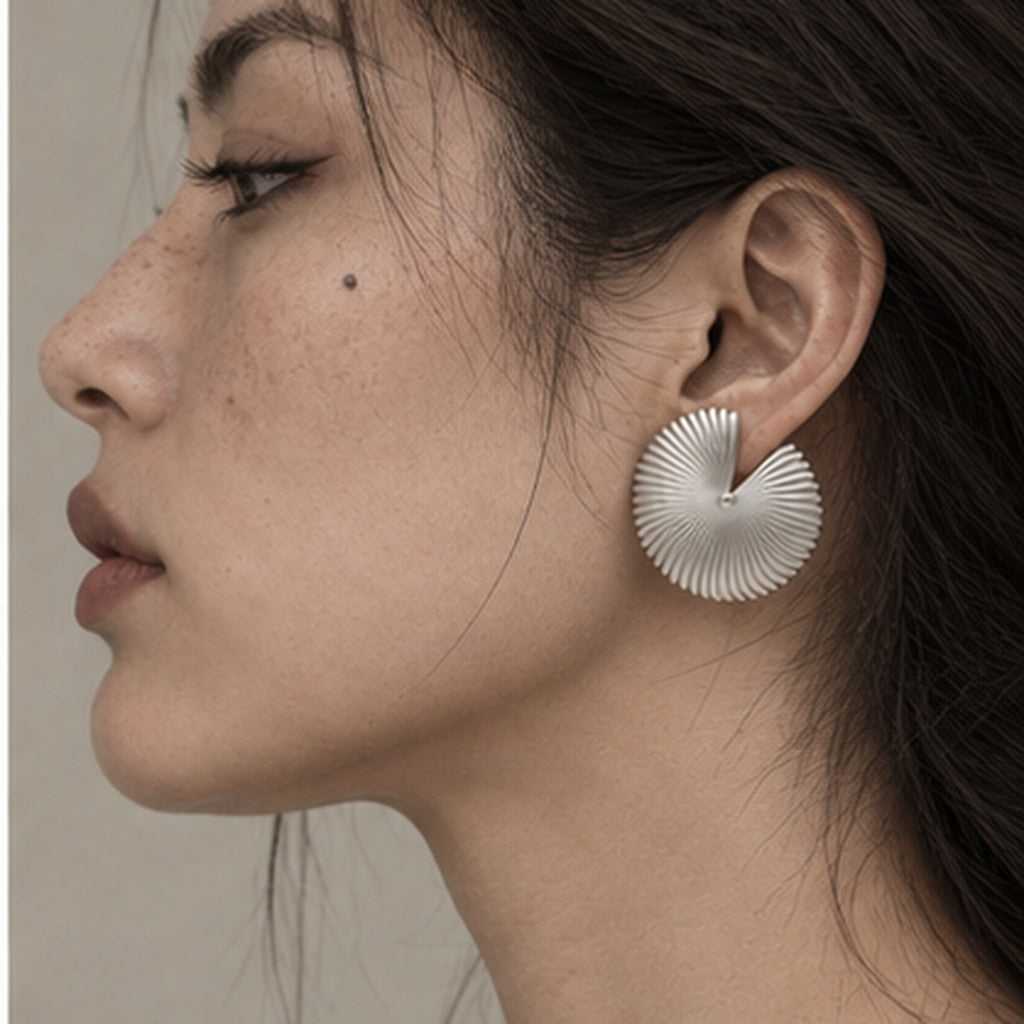 Sun Spiral Studs