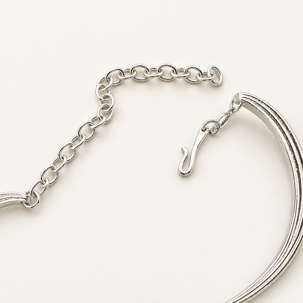 Crimson Arc Necklace