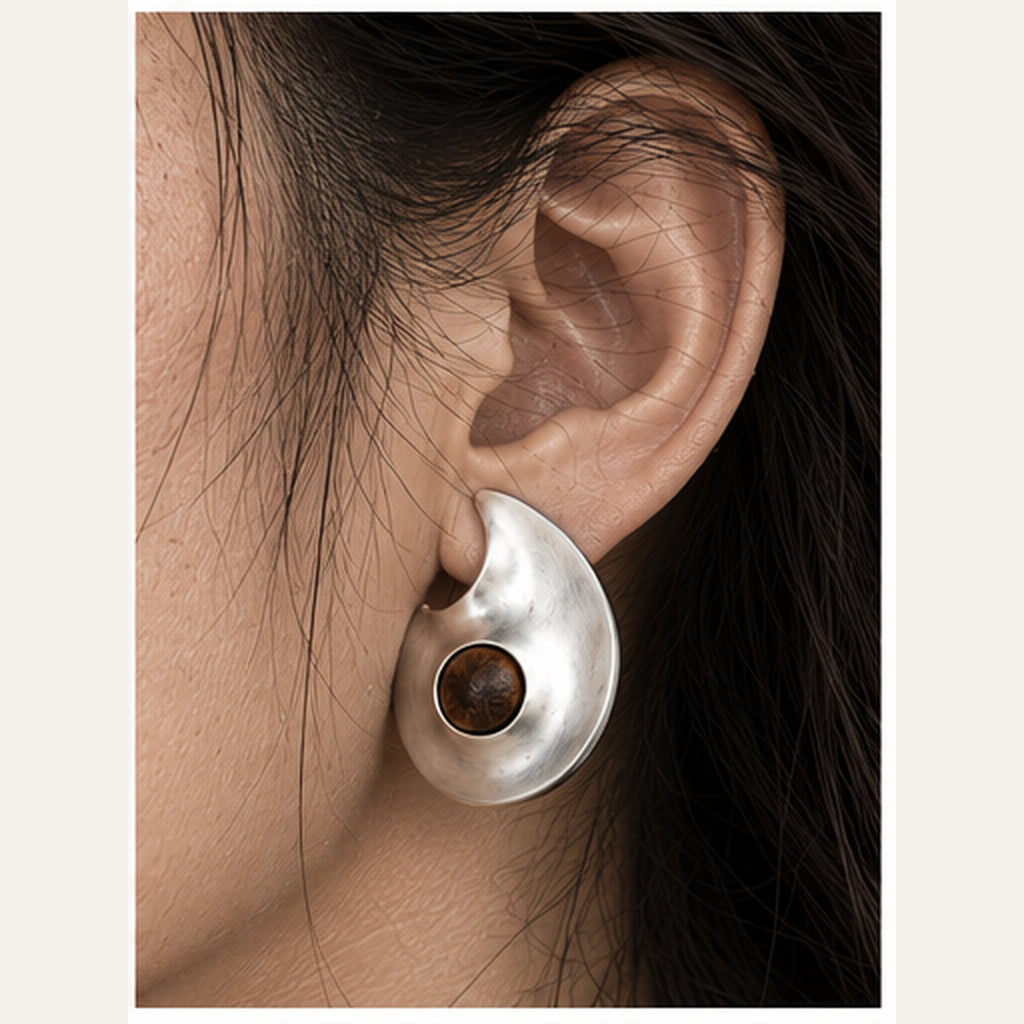 Luna Stone Studs