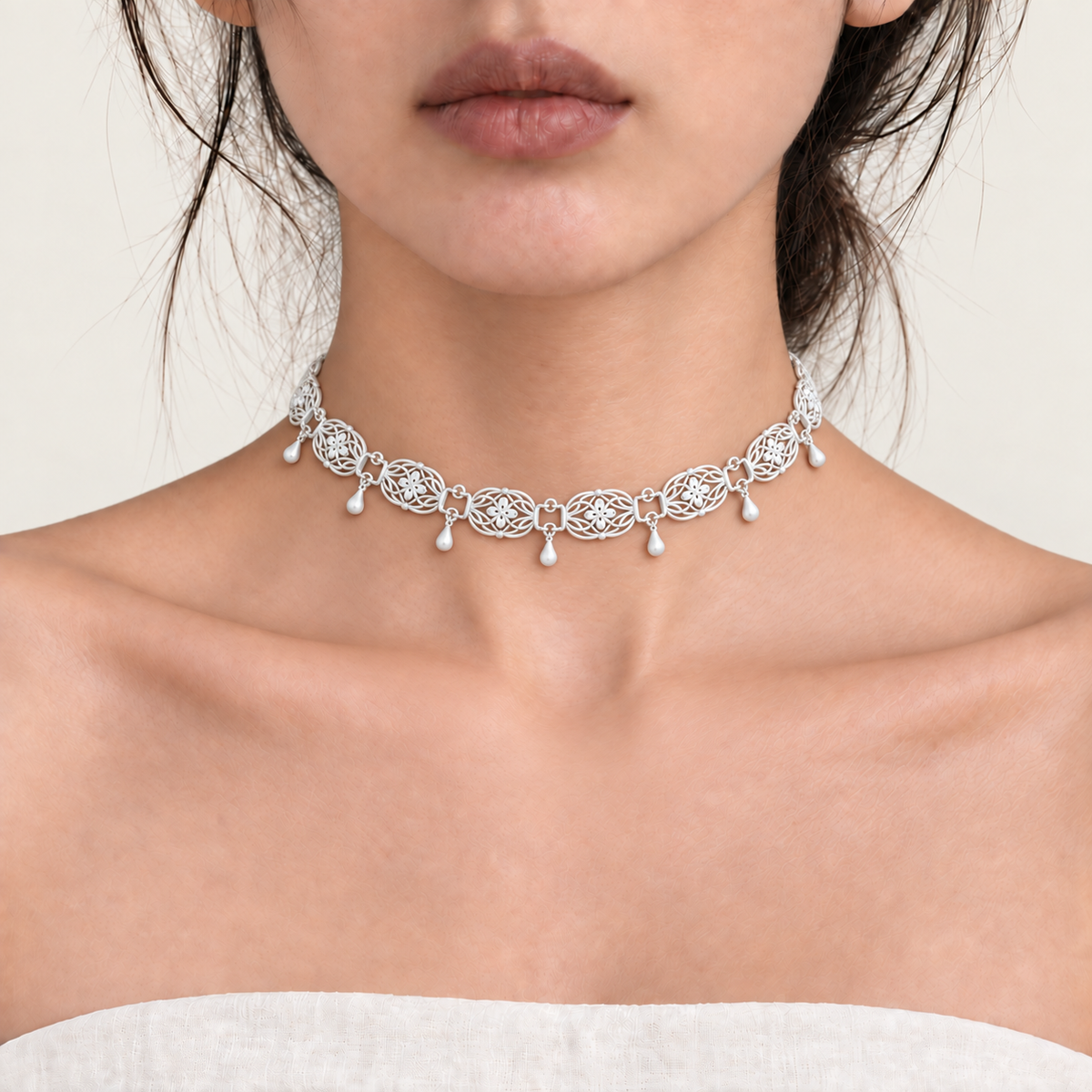 Botanical Filigree Necklace