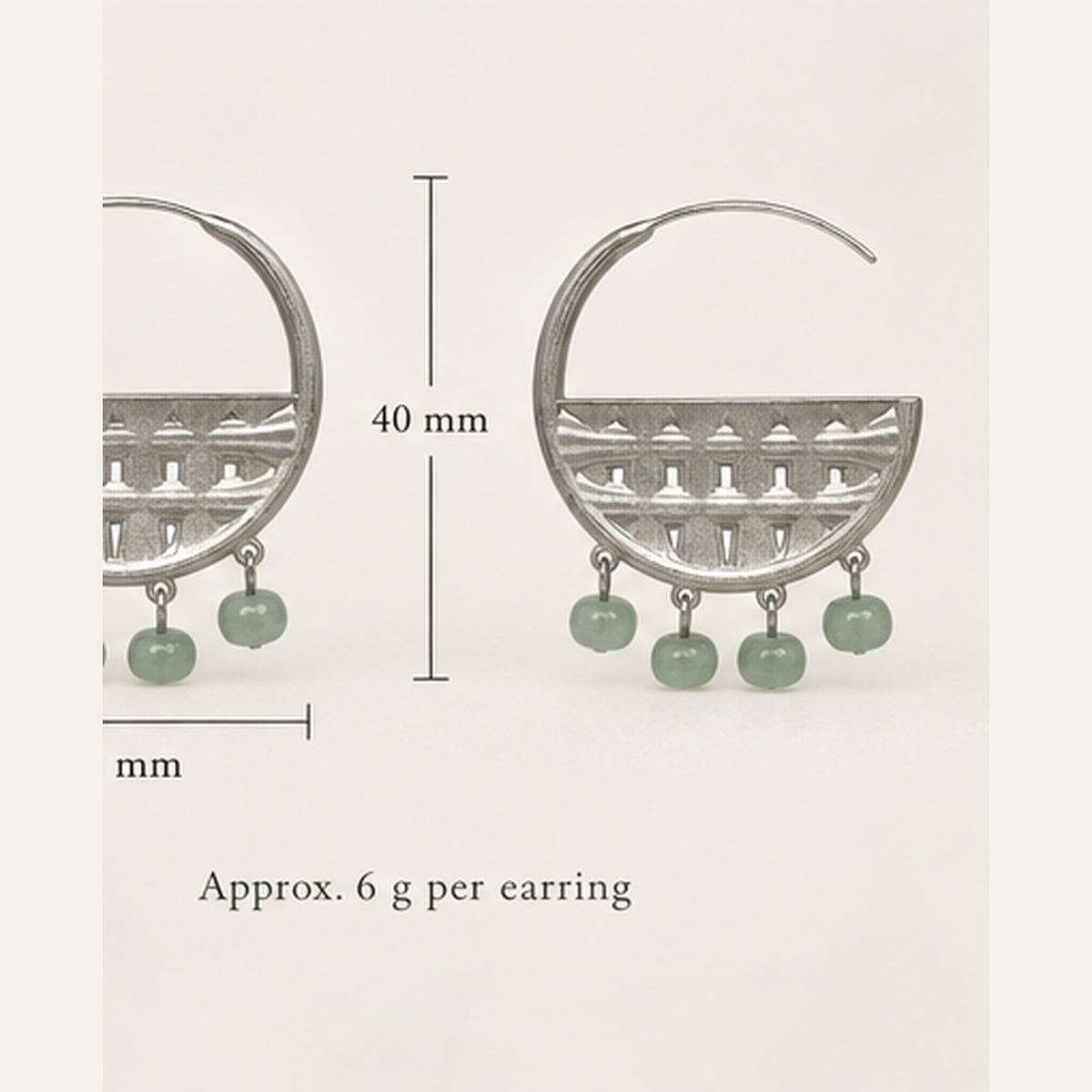 Jade Arch Studs