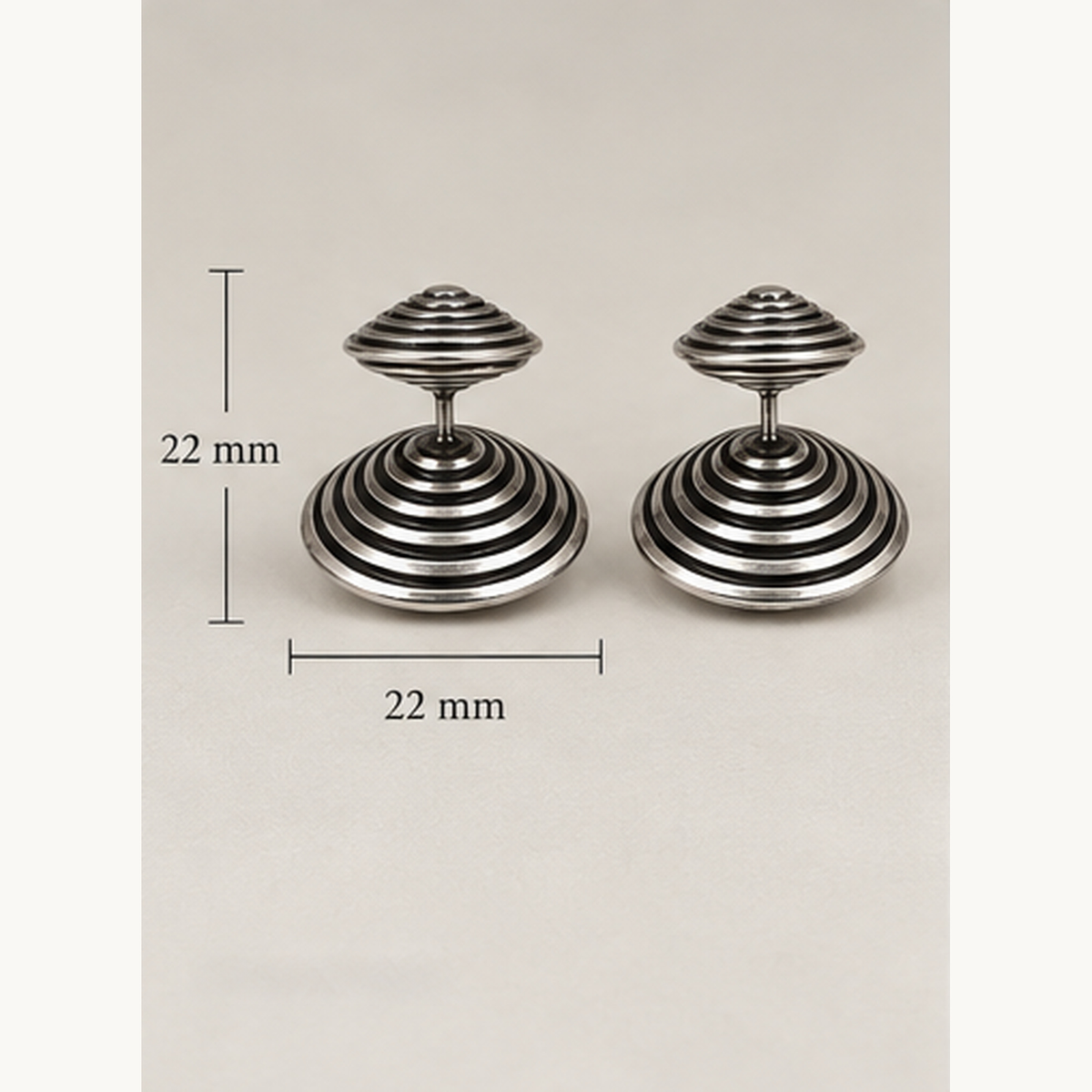 Spiral Disc Studs